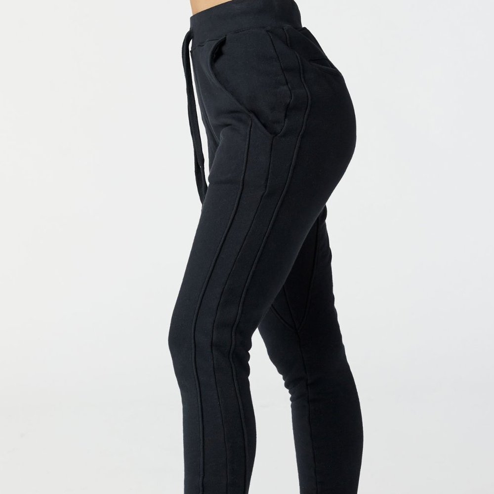 JOAH BROWN Stadium Pant - Black French Terry / X/S